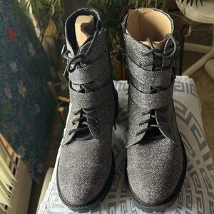 Jessica Simpson Glitter Ankle Boots